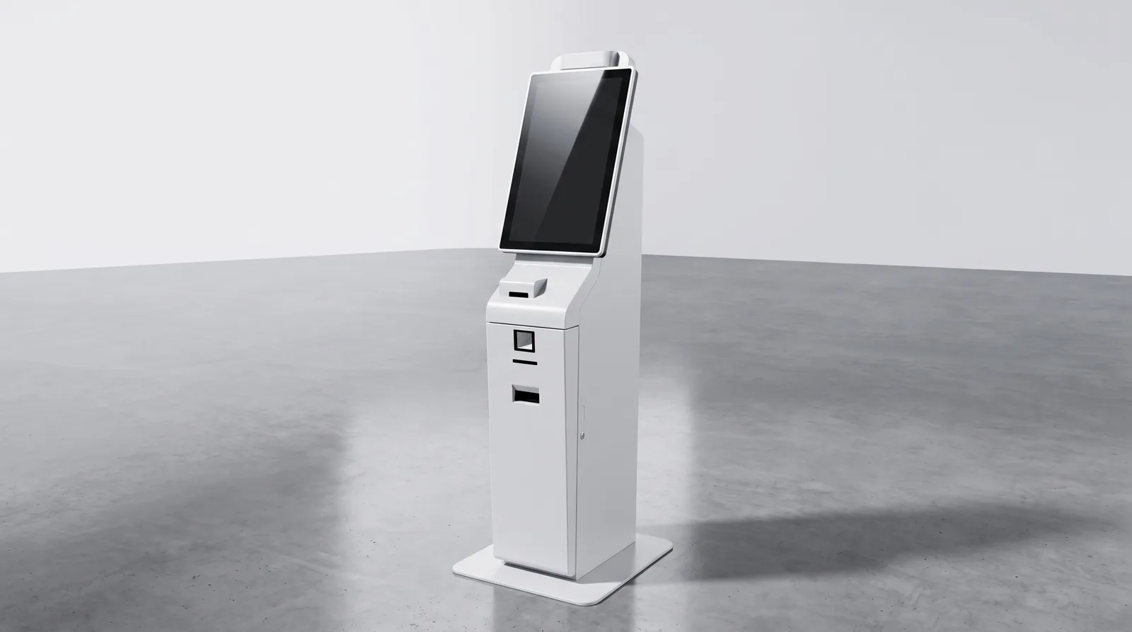 Slim redemption terminal, render