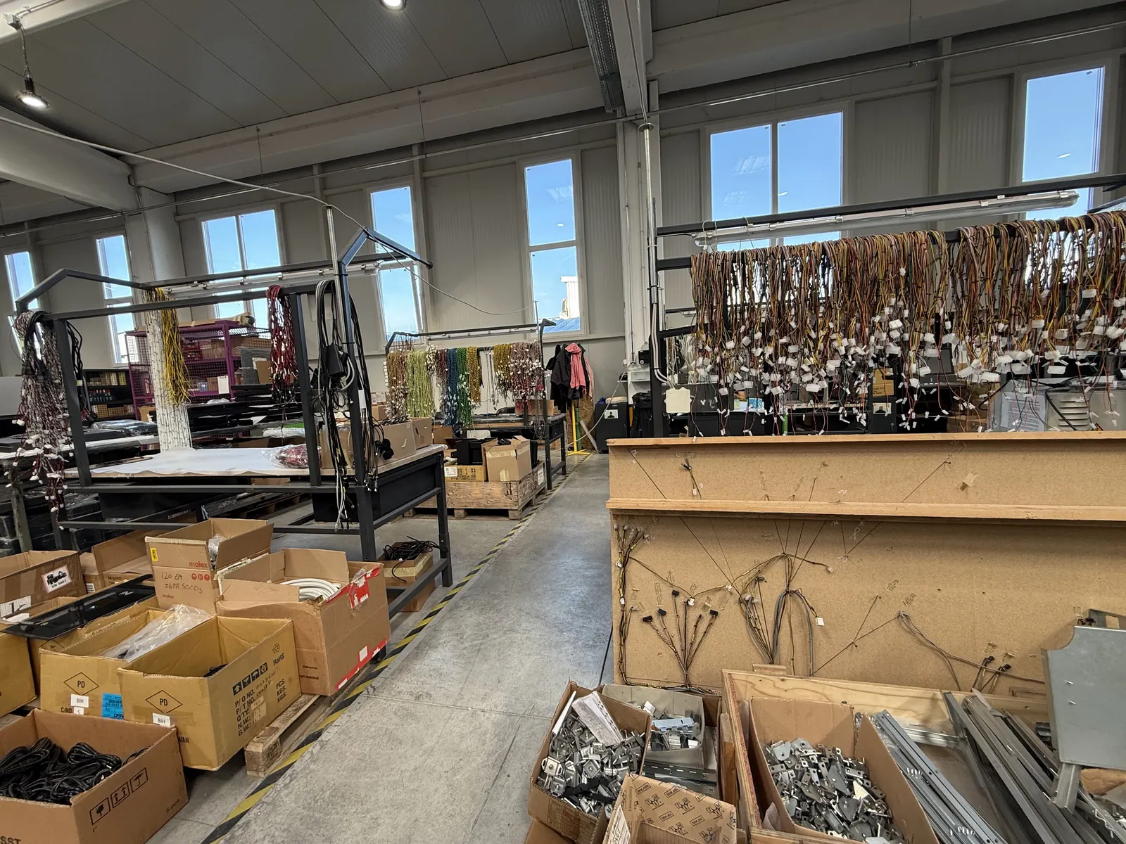 Cable harness workshop