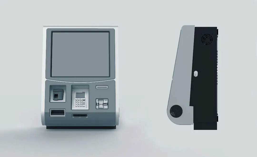 Compact payment kiosk