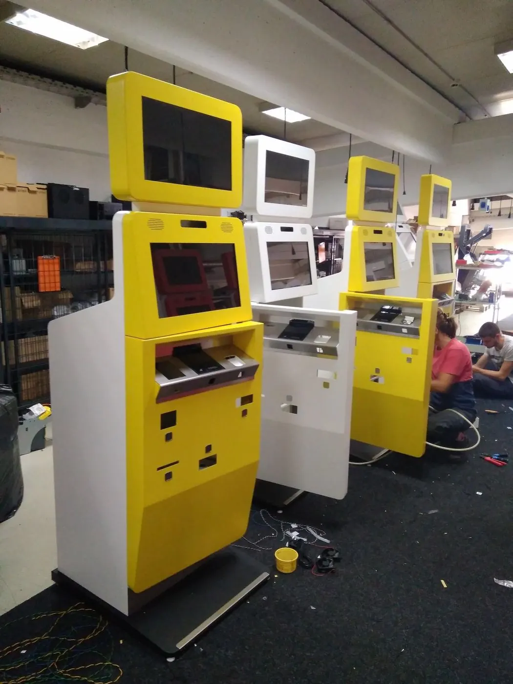 Betting terminals in final assembly