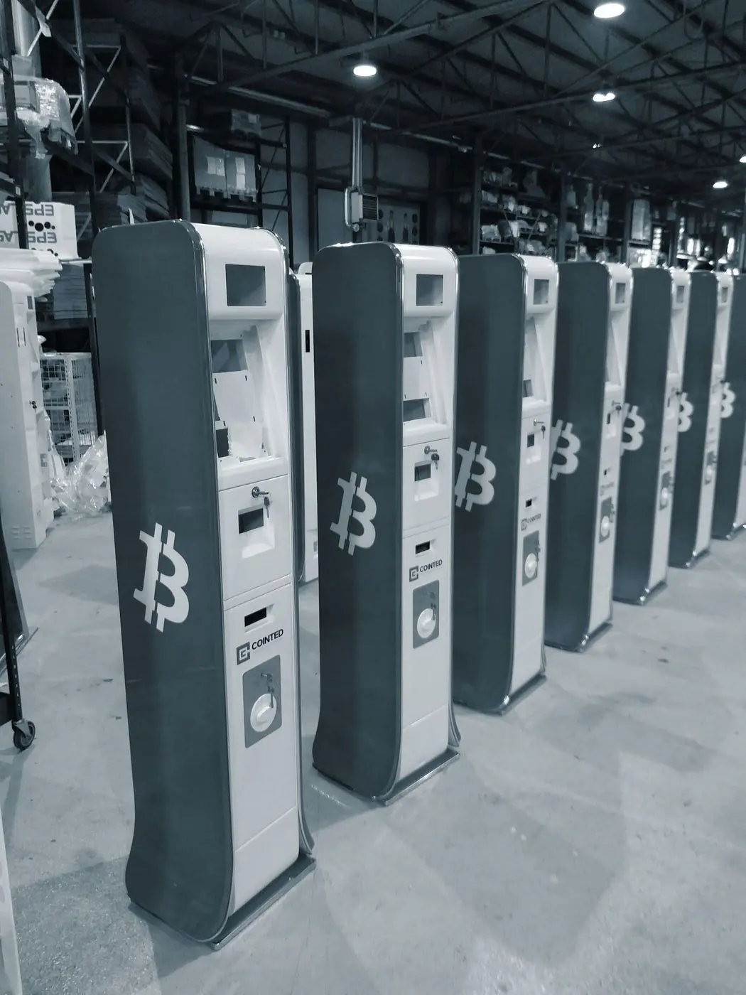 Crypto ATM housings in series
