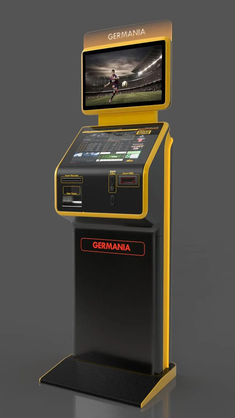 Betting cabinet with lit topper