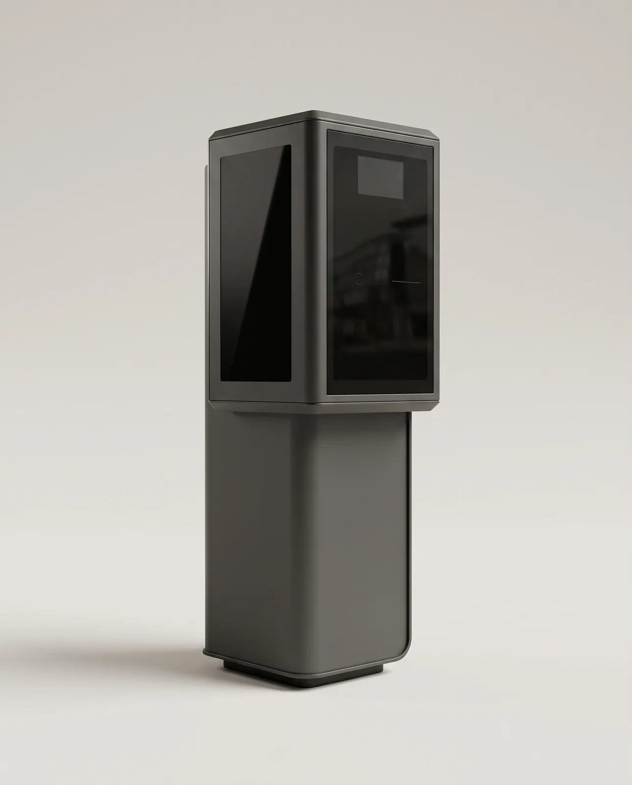 Parking pay column, studio render