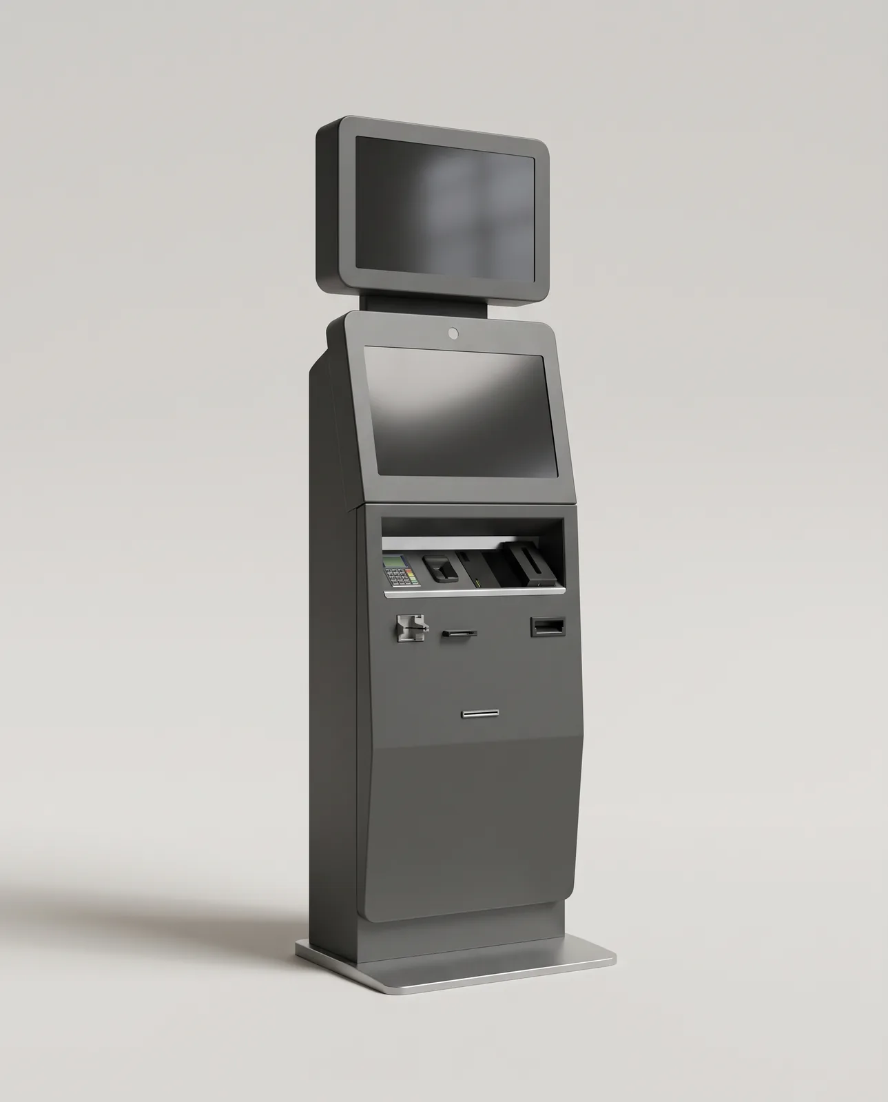 Ticketing kiosk, studio render