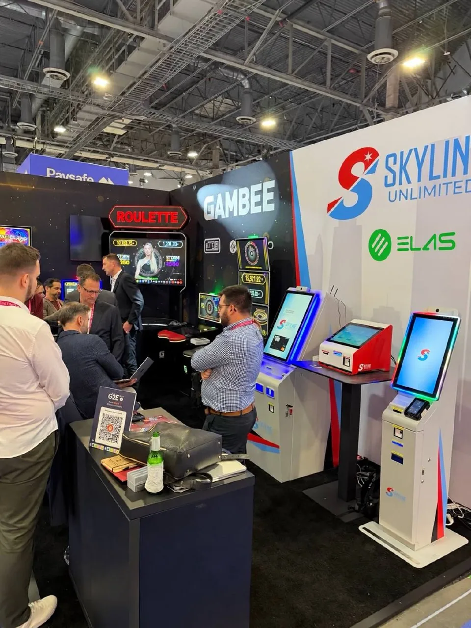 Kiosks on the show floor, Las Vegas
